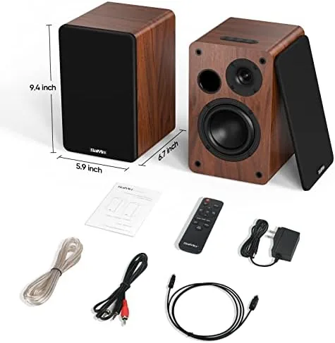 Testing the Saiyin Powered Bluetooth Bookshelf Speakers | 40W*2, 4 Inch Woofer over two weeks