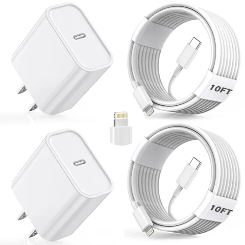 Fast Charger iPhone,10FT iPhone Charger,Long 10Feet Fast Apple Charger USB C to Lightning Cable Review: Tested and Rated