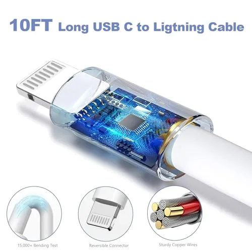 The Fast Charger iPhone,10FT iPhone Charger,Long 10Feet Fast Apple Charger USB in real use