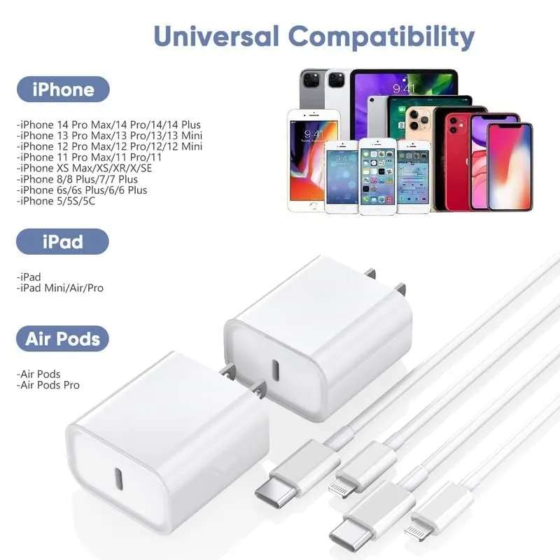 The Fast Charger iPhone,10FT iPhone Charger,Long 10Feet Fast Apple Charger USB compared in context