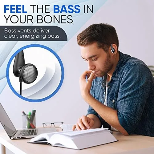 Another view of the PHILIPS Over The Ear Earbuds, Flexible Wrap Around Earbuds, Around