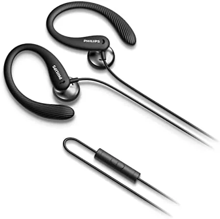The PHILIPS Over The Ear Earbuds, Flexible Wrap Around Earbuds, Around compared in context