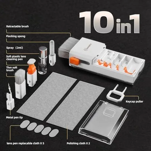 Testing the All-in-1 Keyboard Cleaner Laptop Cleaning Kit,Computer Screen-Safe Tools | MacBook over two weeks