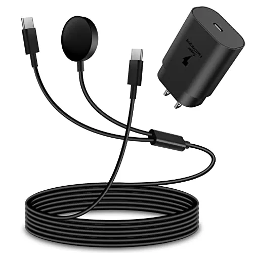 Overview of the 2 in1 Samsung Watch Charger,25W USB C Fast Charger Compatible