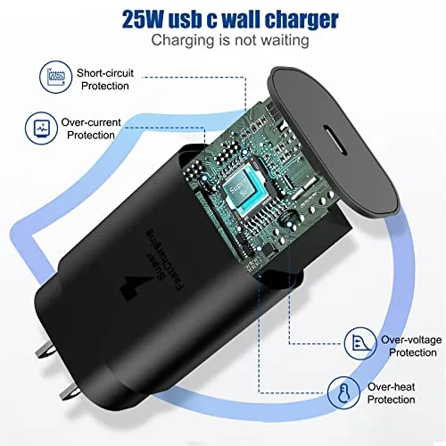 The 2 in1 Samsung Watch Charger,25W USB C Fast Charger Compatible compared in context