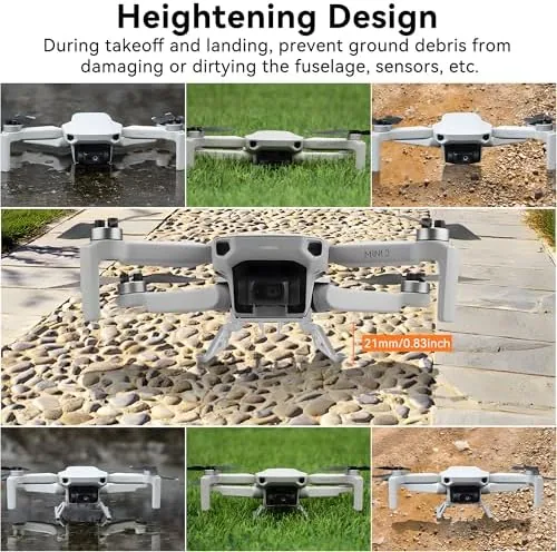 The Mini 2 SE/Mini 4K Landing Gear Foldable Quick Release Extension in real use