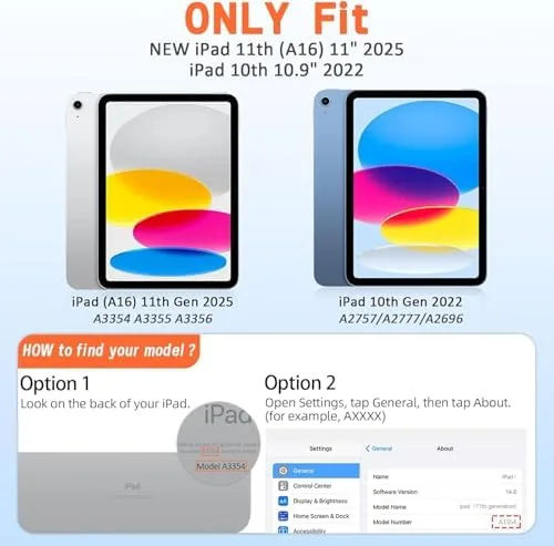 Close look at the BMOUO Kids Case for iPad 11th Generation (A16) 11" 2025/iPad build quality