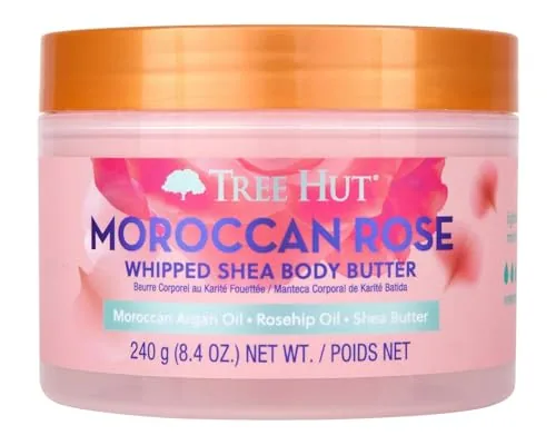 Tree Hut Moroccan Rose Whipped Body Butter with Shea Butter, 8.4 Oz | Whipped Review: Tested and Rated