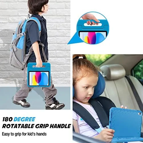 The ProCase Kids Case for iPad A16 11th Generation 2025/iPad 10th in real use