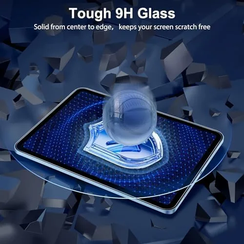 SPARIN protected iPad in a folio case, edges flush