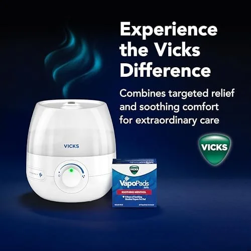 Testing the Vicks Mini Filter Free Cool Mist Humidifier for Small Room over two weeks