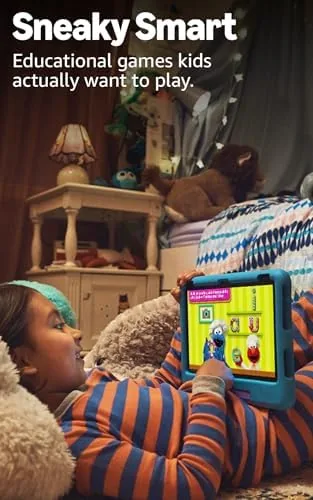 The Amazon Fire HD 10 Kids tablet (newest model) ages 3-7 in real use