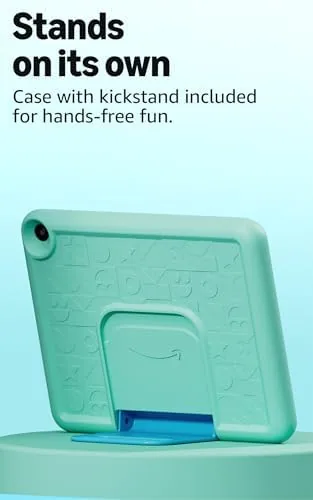 Another view of the Amazon Fire HD 10 Kids tablet (newest model) ages 3-7