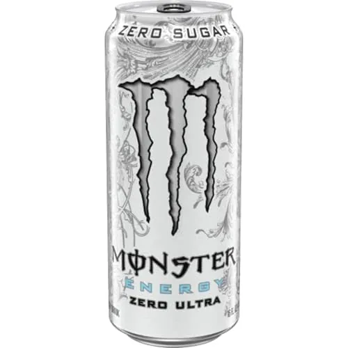 Monster Zero Ultra can next to sugar free energy drink competitors