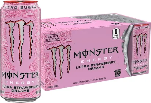 Test log spreadsheet tracking energy levels after drinking Zero Ultra