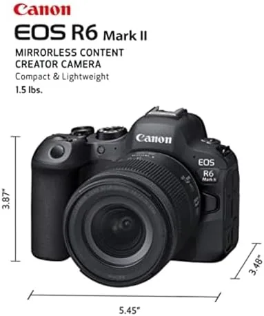 Canon R6 Mark II sensor and lens mount viewed close up