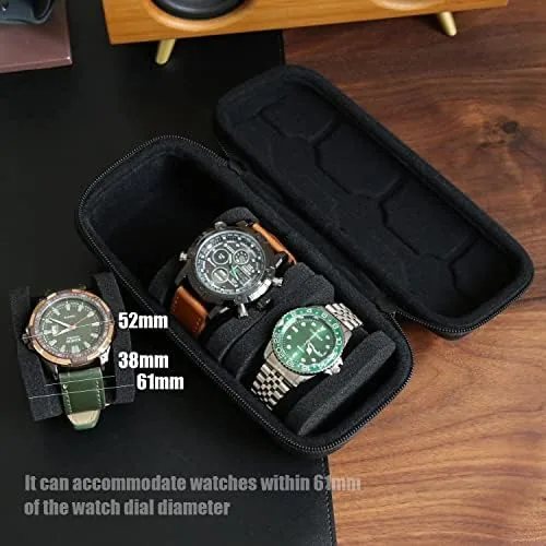 The Watch Travel Case for Men and Women Portable Single Watch in real use
