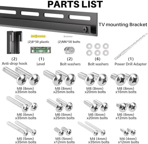 The 1.2" Ultra Slim Fixed TV Wall Mount for 12-55 Inch compared in context