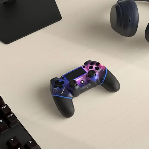 A close view of the non-slip grip texture on the side of the AceGamer controller