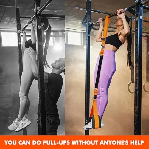 Another view of the HPYGN Two Foots Pull Up Assistance Bands, Heavy Duty Resistance