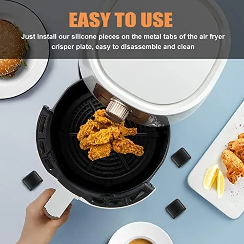 Another view of the ZuKaYeHome Air Fryer Replacement Parts, 4 Pieces Premium Silicone Bumpers
