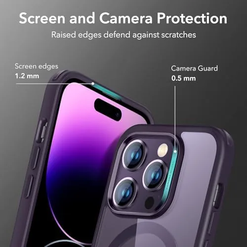Before and after photos of the ESR clear case showing no yellowing after a month