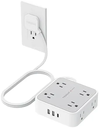 TESSAN Surge Protector Power Strip Review: 8 Outlets, 3 USB Ports, 900J Protection