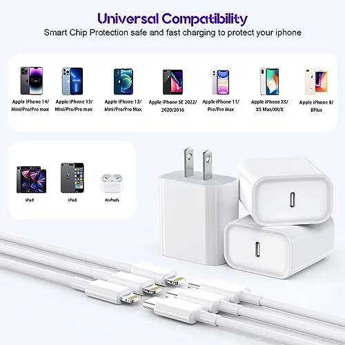 Testing the 10Foot Fast iPhone Charging Cable,3-Pack Super Fast i Phone Charger over two weeks