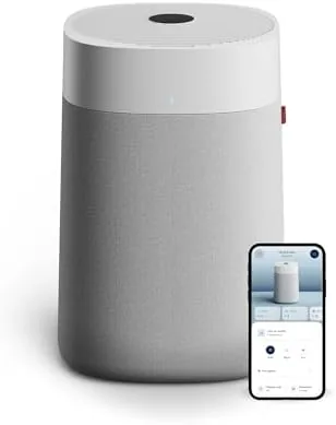 Blueair Blue Pure 211i Max standing in a corner of a living room