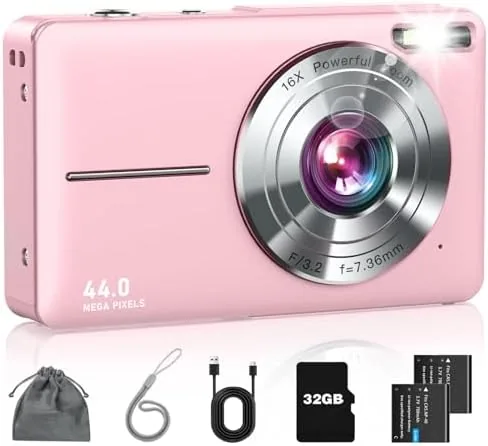 Lecran Kids Camera Review: A Pink 1080P Starter Camera With a 32GB Card