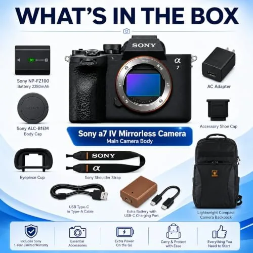 Close look at the Sony Alpha a7 IV Full Frame Mirrorless Interchangeable Lens Digital build quality