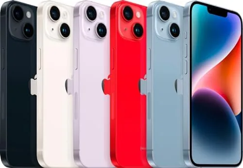 The Apple iPhone 14, 128GB, Blue - Unlocked (Renewed) compared in context