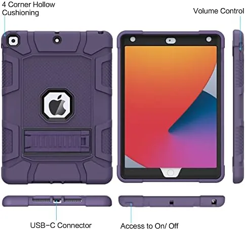 Another view of the Azzsy Case for iPad 9th Generation/iPad 8th Generation/iPad 7th Generation