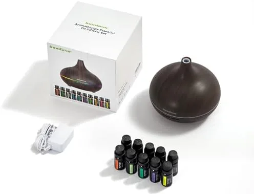 The InnoGear 400ml Aromatherapy Essential Oil Diffuser 10 Oils Gift Set compared in context