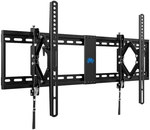 The Mounting Dream tilt mount bracket laid out on the floor with all its parts