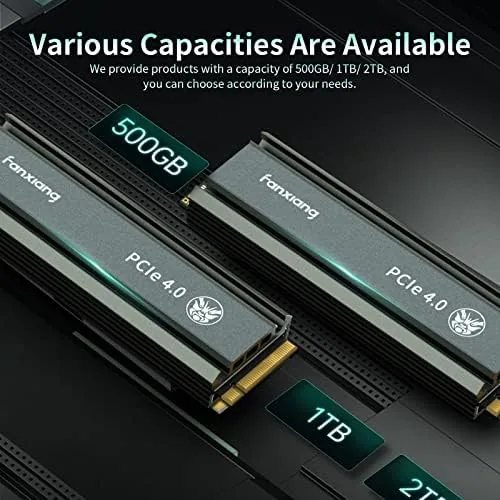 The fanxiang S660 PCIe 4.0 1TB NVMe M.2 SSD for PS5 compared in context