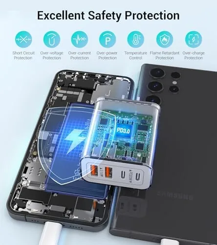 The [2-Pack] 40W USB C Charger Cube Fast Charging Block Multiport compared in context