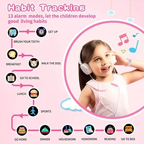 The Kids Smart Watch Gift for Girls Age 5-12, 39 Games in real use