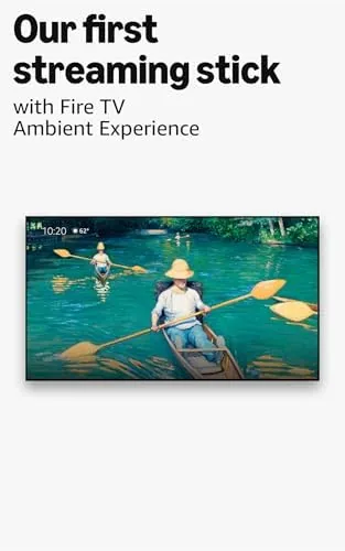 Fire TV Stick 4K Max running a streaming app in 4K on a flat screen television