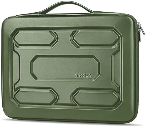 Overview of the DOMISO 17 inch Laptop Sleeve with Handle Shockproof Waterproof EVA