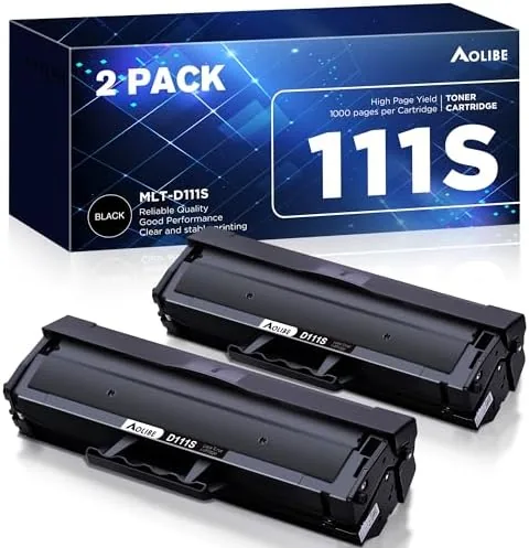 AOLIBE MLT-D111S Toner Cartridge High Yield Compatible for Samsung 111S MLT111S D111S Work with Review: Tested and Rated