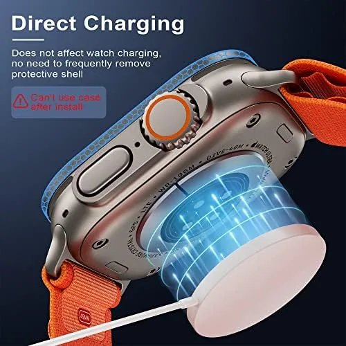 The WSKEN for Apple Watch Ultra 3/Ultra 2/Ultra Screen Protector in real use