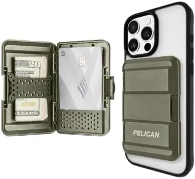 Pelican MagSafe Wallet for iPhone - Slim Magnetic Phone Wallet - OD Green | Review: Tested and Rated
