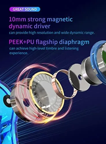 Another view of the YINYOO KBEAR Storm Professional in Ear Headphones Monitor Earphones for