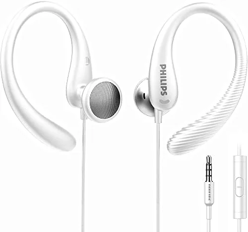 PHILIPS Over The Ear Earbuds, Flexible Wrap Around Earbuds, Around Ear Headphones with Mic Review: Tested and Rated