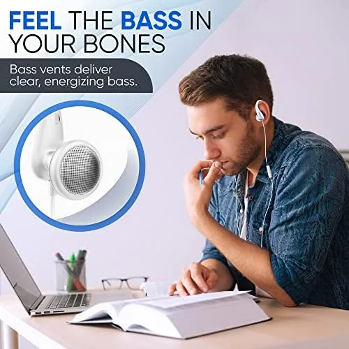 Close look at the PHILIPS Over The Ear Earbuds, Flexible Wrap Around Earbuds, Around build quality