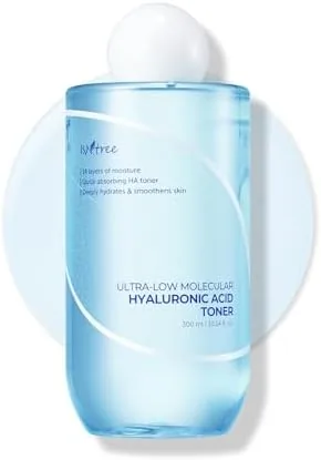 ISNTREE Ultra-Low Molecular Hyaluronic Acid Toner | Korean Hydrating Toner with Hyaluronic Acid | Review: Tested and Rated