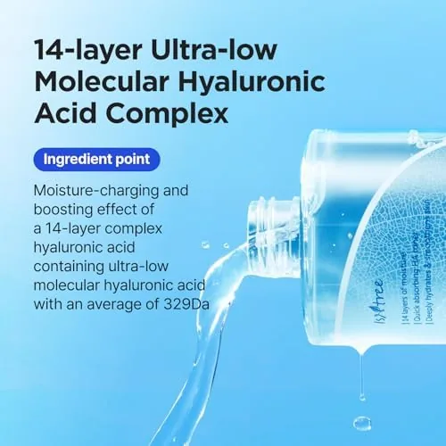 Another view of the ISNTREE Ultra-Low Molecular Hyaluronic Acid Toner | Korean Hydrating Toner