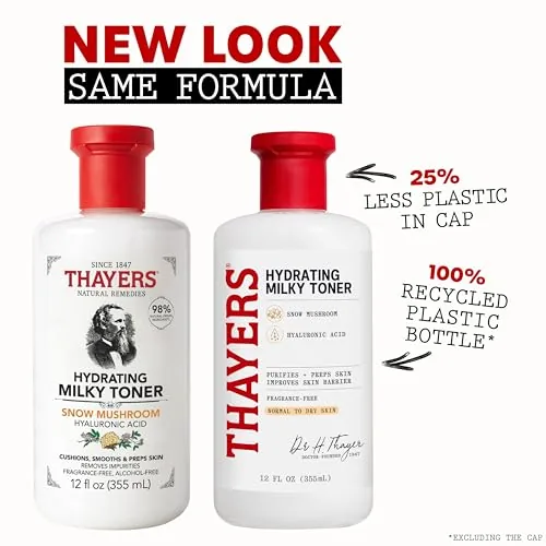 Close look at the THAYERS Milky Face Toner Skin Care with Snow Mushroom Tremella build quality