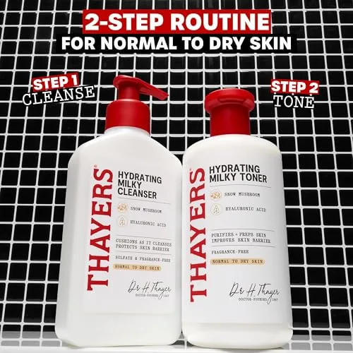Testing the THAYERS Milky Face Toner Skin Care with Snow Mushroom Tremella over two weeks